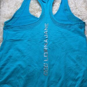Lorna Jane Bright Turquoise Racerback Tank